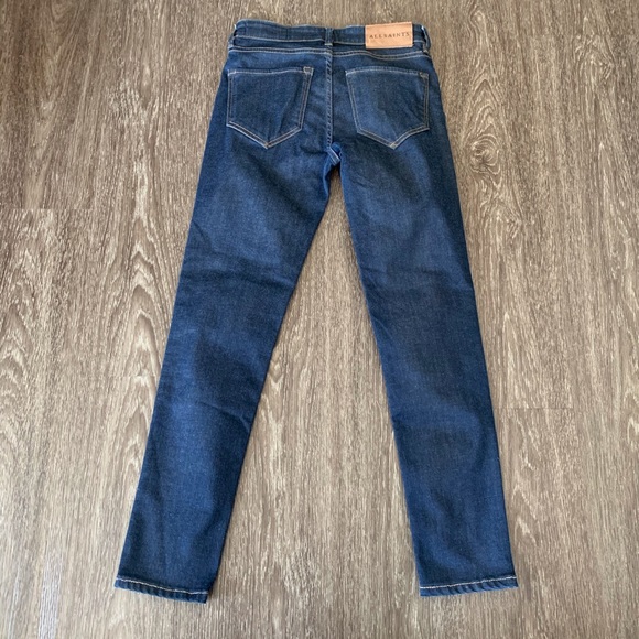 AllSaints Button Mast Skinny Dark Wash Jean - Picture 4 of 5